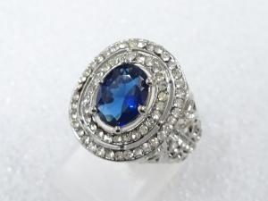 色石　指輪(11号)